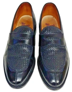 Mocassini Allen Edmonds da uomo Leyland neri taglia 9 D #2706 - Foto 1 di 12