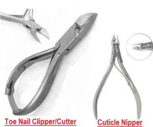 Toe Nail Clipper Cutter Strong Thick Fungus Heavy Duty Ingrown Cuticle Nipper - Picture 1 of 8