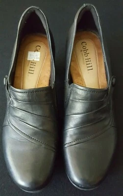 Zapatos de salón COBB HILL By NEW BALANCE negros arena de cuero para mujer talla 9N precio de venta sugerido por el fabricante 115 USD Foto 1 de 4