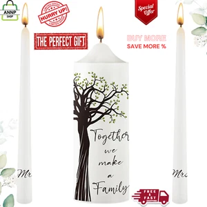 Unity Candles for Wedding Ceremony Set Wedding Unity Taper Candles catholic reli - Picture 1 of 24