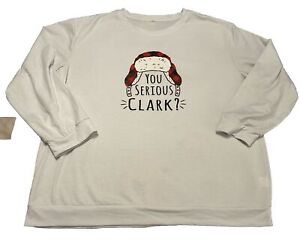 Women's White Clark Griswald Sweatshirt From Temu - Size 5XL