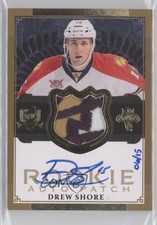 2013-14 Upper Deck The Cup Auto Gold Patches/Auto /15 Drew Shore Rookie Patch RC