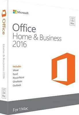 Microsoft Office Home & Business 2016 for Mac (W6F-00501)