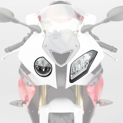 Conjunto de faros delanteros negros lentes transparentes aptos para BMW S1000RR HP4 2010-2014 nuevo Foto 1 de 4