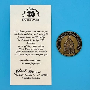 Notre Dame Alumni Association Medaillon Münze Gold aus Goldener Kuppel - Neu - Bild 1 von 4