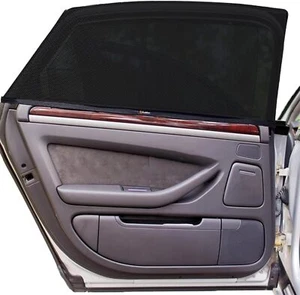 Car Window Screens (2) | Bug & UV Protection | Mesh Covers 32"x16" - Picture 1 of 8