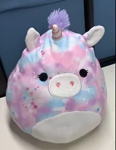 Kellytoy SQUISHMALLOWS 12" Flip A Mallow Nebula UNICORN & Miranda OWL Reversible - Picture 1 of 5