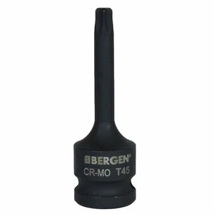 T45 x 78mm 1/2" Drive Extra Largo Impacto Torx/Estrella Macho Socket Bergen - Imagen 1 de 3