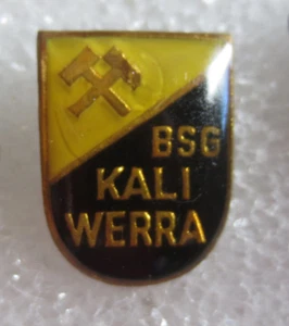 BSG Kali Werra Tiefenort - Anstecknadel - DDR - Fußball - Oberliga - Sport - Bild 1 von 1