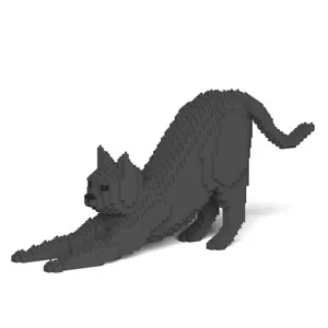 JEKCA Building Blocks,Bricks,Bausatz,Schwarze,Katze,Kater,Black Cat,21 cm Höhe - Bild 1 von 2