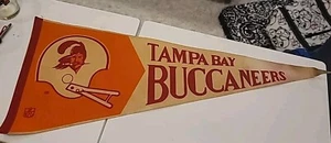 Vintage Original 1970 Tampa Bay Buccaneers NFL Football Full Size Pennant - Picture 1 of 9