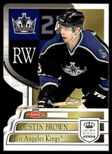 2003-04 Pacific Crown Royale #119 Dustin Brown 494/899 Los Angeles Kings