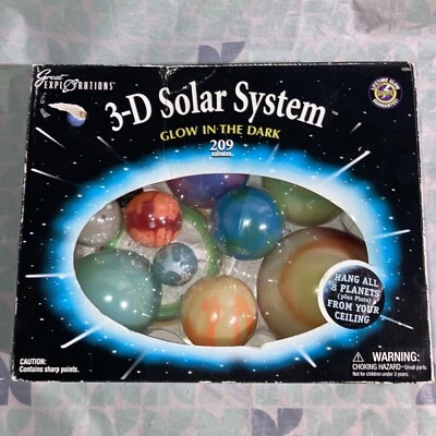 🎀 Juego de 209 piezas Great Explorations Sistema Solar 3D NUEVO brilla en la oscuridad Foto 1 de 4