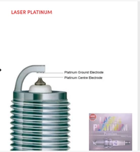 NGK LTR6BP13 x 6 Laser Platinum Spark Plugs for MAZDA CX-9 - Bild 1 von 5