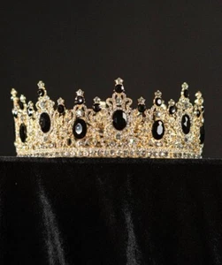 King Crown Royal Prince Prom Party,Halloween Cosplay, Headwear Costume Birthday - Picture 1 of 3