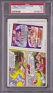 1969 Topps Wacky Ads #12 GUERRILLA MILK PSA 5 EX Packages tough! SHORT PERF - Picture 1 of 1
