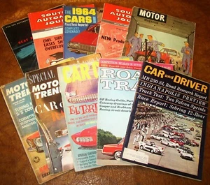 1963 63 Automobile Magazines 10 vol Chevy Pontiac Dodge Olds Ford Plymouth Buick - Picture 1 of 12