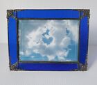 Easel Picture Photo Frame Versatile Hanging Glass Art Victoran Lily Ornate Metal