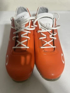 Oakley Mens Sz 9 Cipher 2 Nanospike Golf Shoe Orange - Picture 1 of 5