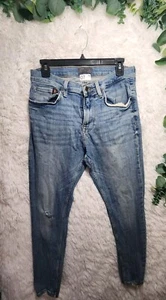 [797] Zara Men's Size 31 Blue Wash Skinny Denim Jeans  - Bild 1 von 5