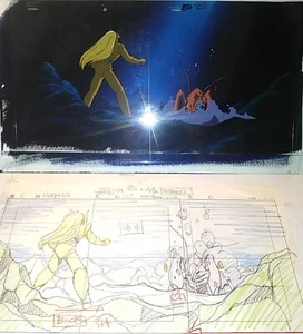 AMBASSADOR MAGMA, JAPANESE ANIME KEY PRODUCTION BG SETUP, 1993 VINTAGE NEW, MINT - Picture 1 of 5