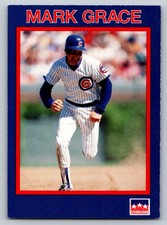 1990  Starline Long John Silver #16 Mark Grace Chicago Cubs