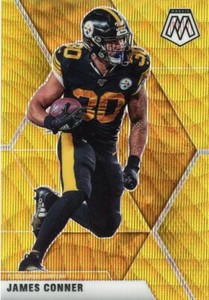 James Conner 2020 Panini Mosaic Prizm Gold Wave parallel /17 Arizona Cardinals