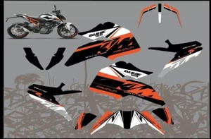 KTM Duke 125-390 Graphics kit Decal kit MX vinyl - Picture 1 of 3
