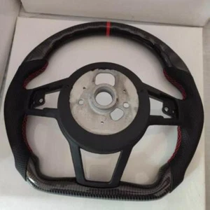 Racing Sport Steering Wheel Frame Carbon Fiber Fit Audi R8 TT TTRS TTS Upgrade - Bild 1 von 5