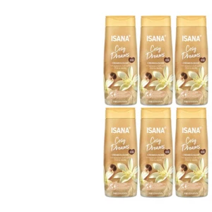 6x300ml Isana Duschcreme Cosy Dreams | leckerem Duft nach Zimt & Vanille - Bild 1 von 1