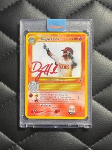 2023 John Rudolph Dual Signed Auto Pokémon Fire Art Card Douglas Hodo 5/6 - Picture 1 of 2
