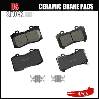 Juego de pastillas de freno delanteras de cerámica para Chevy Colorado GMC Canyon 2015 2016-2019 2020 Foto 1 de 4