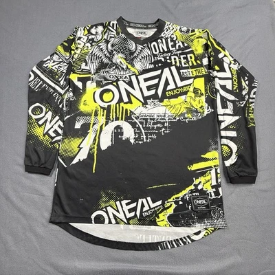 Oneal Motorcross Jersey ENJOY THE RIDE Factory Team Elbow Pad Black Mens Medium Foto 1 de 4