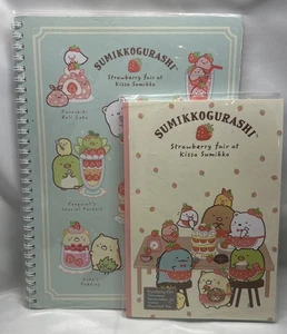 Cuaderno y diario San-X Sumikko Gurashi Feria de la Fresa Kissa Sumikko Nuevo en Paquete - Imagen 1 de 8