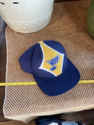St Louis Blues Vintage Starter Shockwave Strapback Hat Cap NHL Hockey 90s - Image 1 of 4