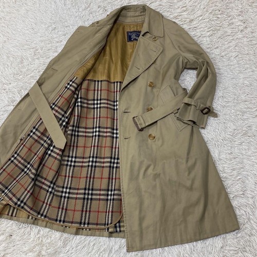 Trench coat BURBERRY Nova check doppiopetto foderato cintura dal Giappone