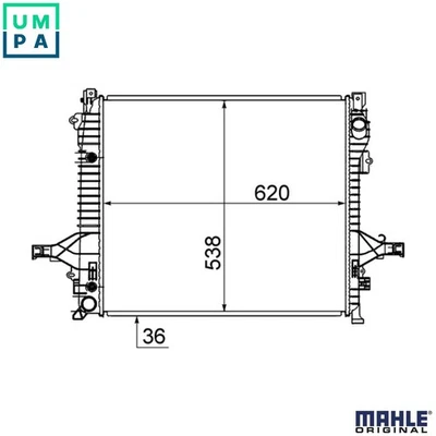 RADIATOR ENGINE COOLING CR 1191 000S FOR VOLVO XC90/SUV D5244T18/5244T5 2.4L - Image 1 of 4