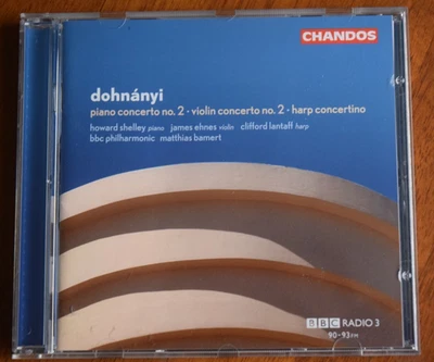 Dohnanyi:  Piano Concerto No. 2;  Violin Concerto No. 2;  Harp Concertino - Image 1 of 2
