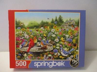 SPRINGBOK 500 штук головоломка сбор птиц цветы полный - Изображение 1 из 4