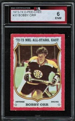 1973 74 OPC O-Pee-Chee #30 Bobby Orr KSA 6 ENM All Star East HOF - Image 1 of 4