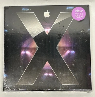 Apple Mac OS X version 10.5.4 Leopard (Brand New, Factory Sealed) - Image 1 of 3