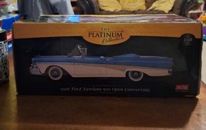 Sun Star 1958 Ford Fairlane 500 Open Convertible Platinum Collection 1:18 - Picture 1 of 24
