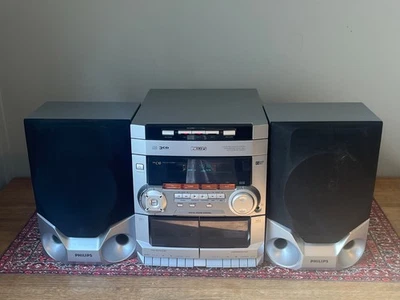 Phillips Magnavox FW-C10/37 Mini Hifi System Stereo 3 CD/Disc Changer boombox - Image 1 of 4