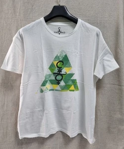 Pyramide grün und gelb schwarzes Logo Vintage T-Shirt Kokos Gr. XL gebraucht 2010er - Bild 1 von 6