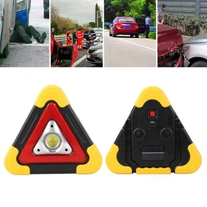 Red LED Solar Work Light for Danger Notification and Accident Prevention - Picture 1 of 6