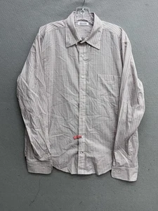 Gustin Button Down Shirt Red Gray Men’s Size XL Classic Plaid Long Sleeve USA - Picture 1 of 10
