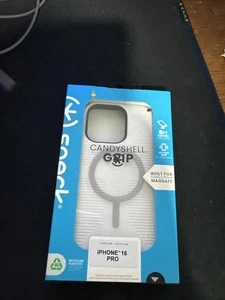 Speck iPhone 16 PRO CandyShell Grip with MagSafe in White and Black -Brand NEW!! - Picture 1 of 6