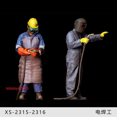 1/64 1/43 1/35 Сварка ремонт сцены реквизит миниатюры фигурки кукла для автомобилей игрушка - Изображение 1 из 4