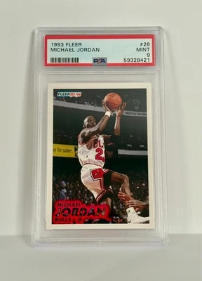 1993-94 Fleer Michael Jordan PSA 9 MINT - Image 1 of 3