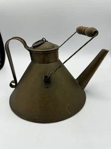 Antike G.B.W. & P.J.G. Co. Kupfer Schiffskessel - Maritimer Messingöler um 1900 - Bild 1 von 11